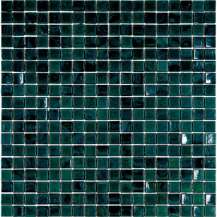 Apollo Tile Skosh Dark Green 11-1/2-in x 11-1/2-in Glossy Glass Uniform Squares Floor and Wall Tile (18.69-sq. ft/ Carton)