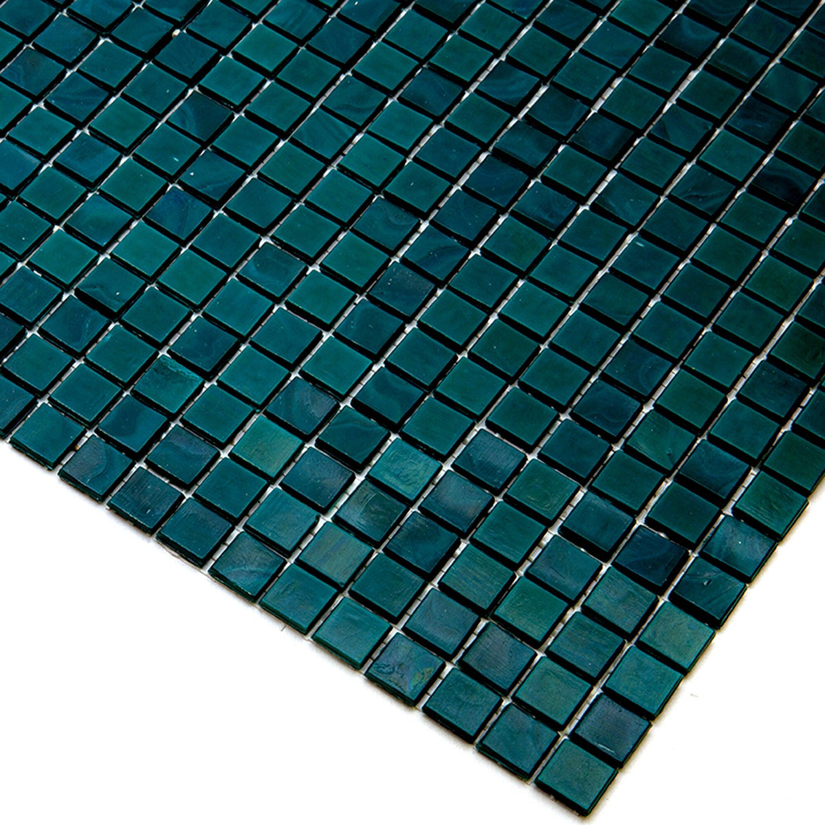 Apollo Tile Skosh Dark Green 11-1/2-in x 11-1/2-in Glossy Glass Uniform Squares Floor and Wall Tile (18.69-sq. ft/ Carton)