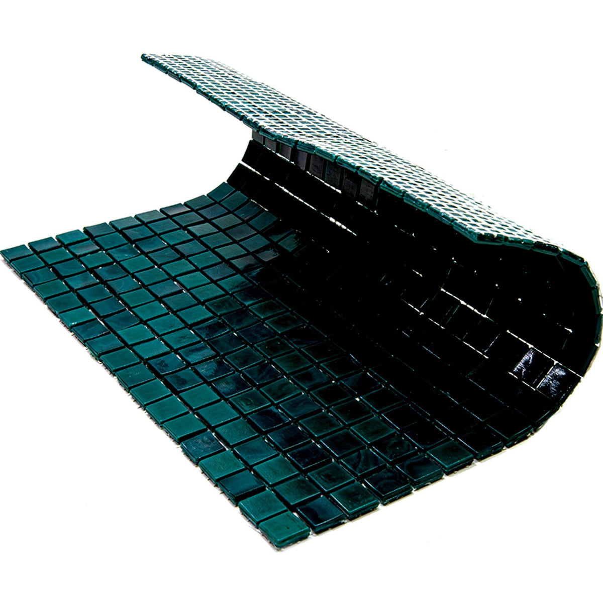 Apollo Tile Skosh Dark Green 11-1/2-in x 11-1/2-in Glossy Glass Uniform Squares Floor and Wall Tile (18.69-sq. ft/ Carton)