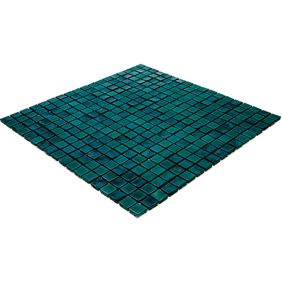 Apollo Tile Skosh Dark Green 11-1/2-in x 11-1/2-in Glossy Glass Uniform Squares Floor and Wall Tile (18.69-sq. ft/ Carton)