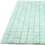 Apollo Tile Skosh Ice Green 11-1/2-in x 11-1/2-in Glossy Glass Uniform Squares Floor and Wall Tile (18.69-sq. ft/ Carton)