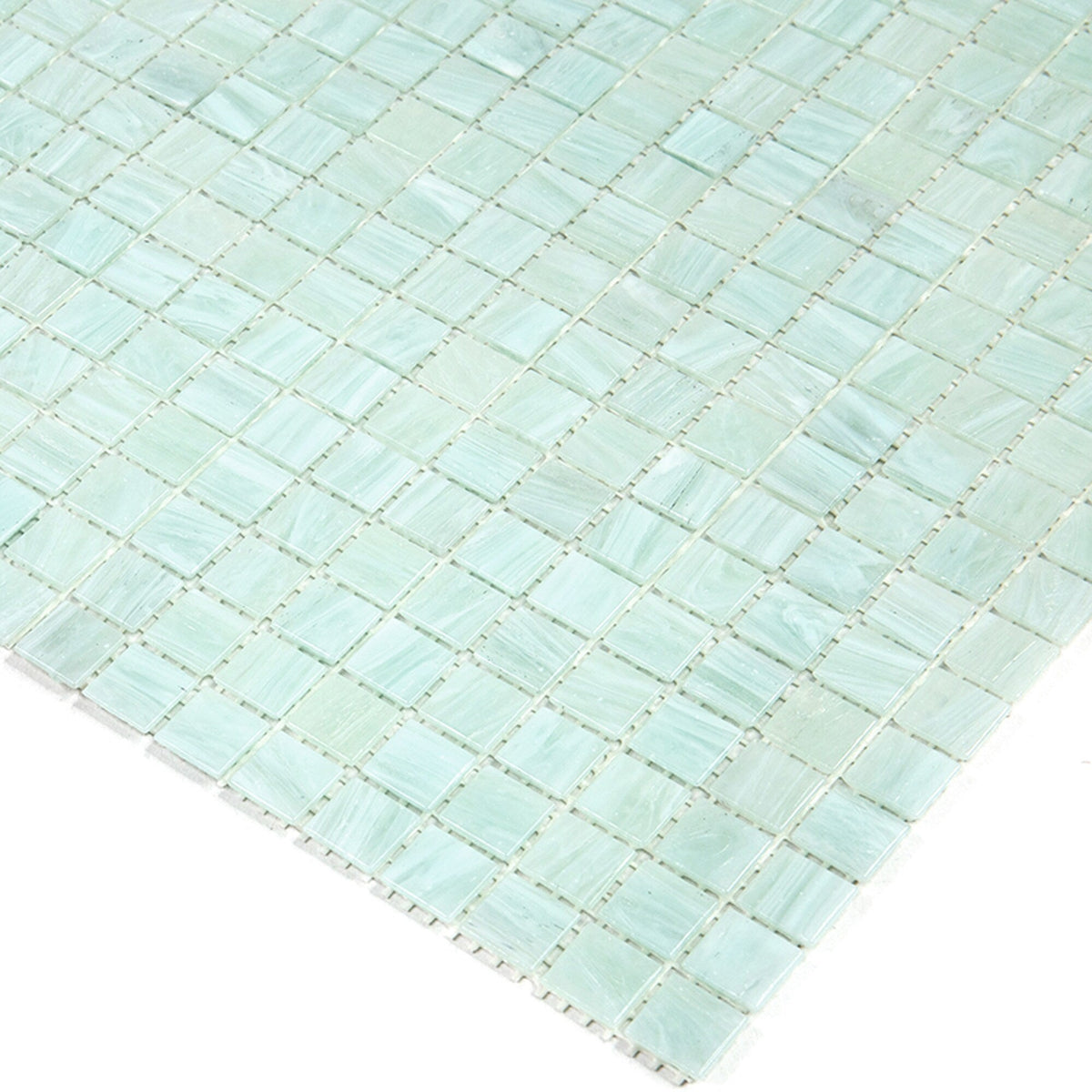 Apollo Tile Skosh Ice Green 11-1/2-in x 11-1/2-in Glossy Glass Uniform Squares Floor and Wall Tile (18.69-sq. ft/ Carton)