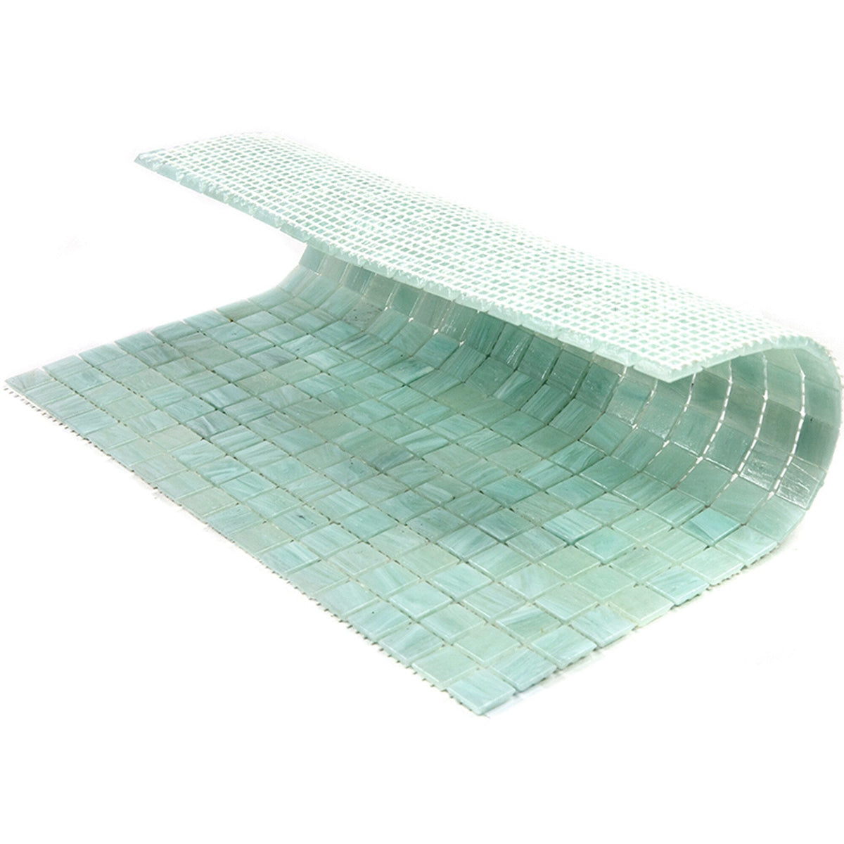 Apollo Tile Skosh Ice Green 11-1/2-in x 11-1/2-in Glossy Glass Uniform Squares Floor and Wall Tile (18.69-sq. ft/ Carton)