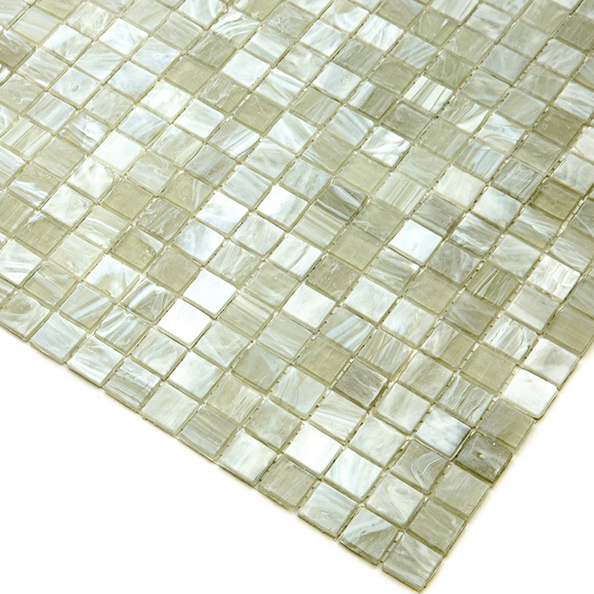 Apollo Tile Skosh Stone Gray 11-1/2-in x 11-1/2-in Glossy Glass Uniform Squares Floor and Wall Tile (18.69-sq. ft/ Carton)