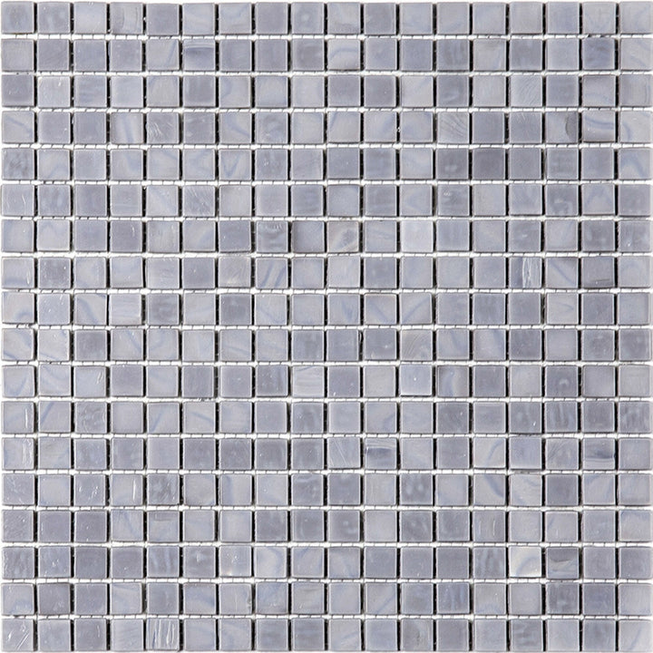 Apollo Tile Skosh Metal Gray 11-1/2-in x 11-1/2-in Glossy Glass Uniform Squares Floor and Wall Tile (18.69-sq. ft/ Carton)