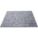 Apollo Tile Skosh Metal Gray 11-1/2-in x 11-1/2-in Glossy Glass Uniform Squares Floor and Wall Tile (18.69-sq. ft/ Carton)