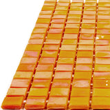 Apollo Tile Skosh Fire Orange 11-1/2-in x 11-1/2-in Glossy Glass Uniform Squares Floor and Wall Tile (18.69-sq. ft/ Carton)