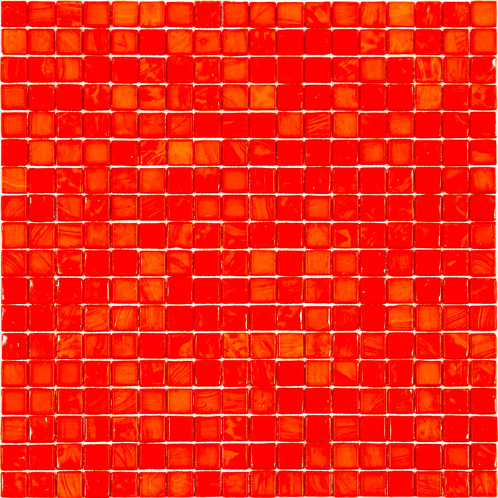Apollo Tile Skosh Red-orange 11-1/2-in x 11-1/2-in Glossy Glass Uniform Squares Floor and Wall Tile (18.69-sq. ft/ Carton)