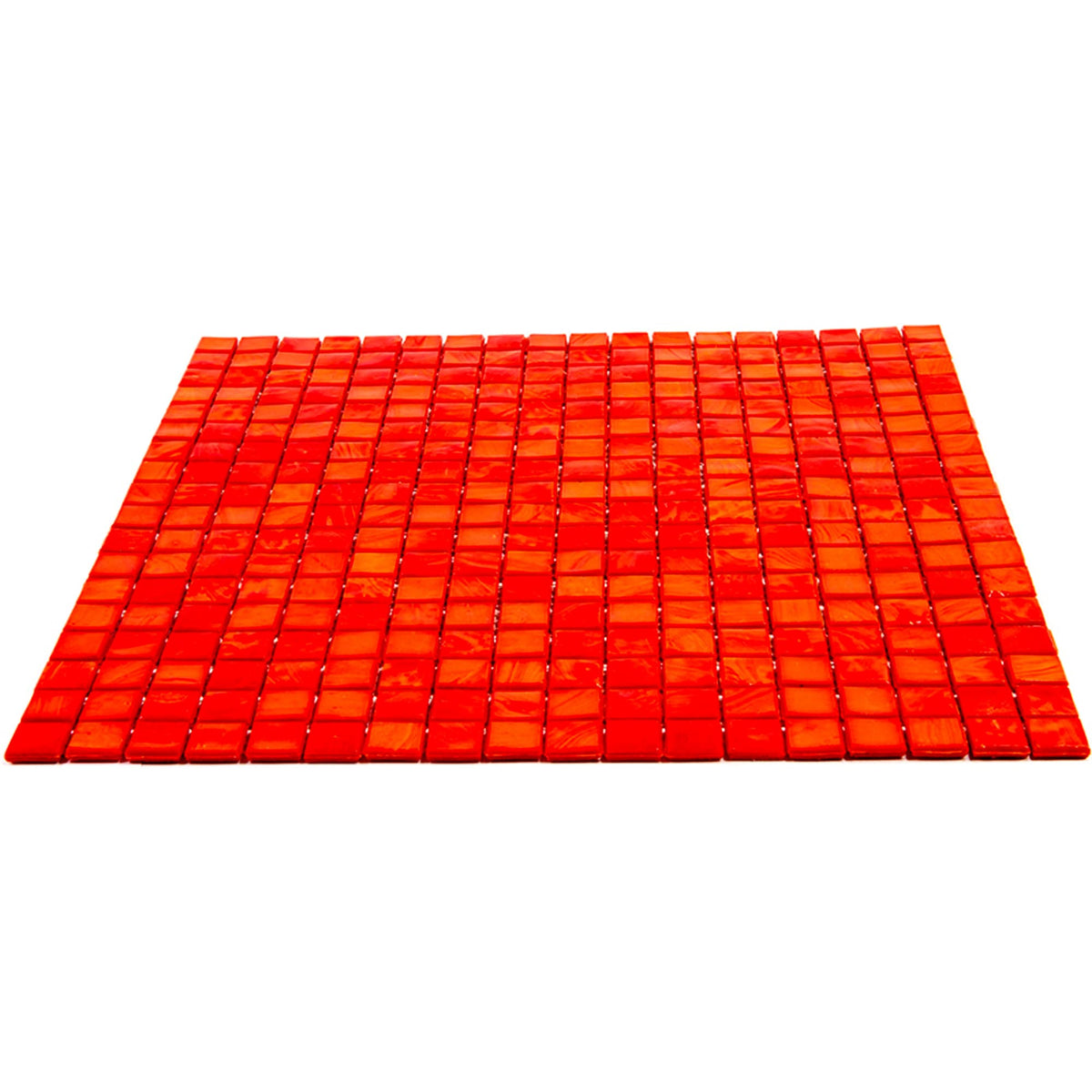 Apollo Tile Skosh Red-orange 11-1/2-in x 11-1/2-in Glossy Glass Uniform Squares Floor and Wall Tile (18.69-sq. ft/ Carton)
