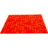 Apollo Tile Skosh Red-orange 11-1/2-in x 11-1/2-in Glossy Glass Uniform Squares Floor and Wall Tile (18.69-sq. ft/ Carton)