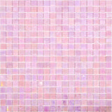 Apollo Tile Skosh Pale Pink 11-1/2-in x 11-1/2-in Glossy Glass Uniform Squares Floor and Wall Tile (18.69-sq. ft/ Carton)