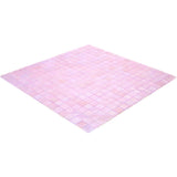 Apollo Tile Skosh Pale Pink 11-1/2-in x 11-1/2-in Glossy Glass Uniform Squares Floor and Wall Tile (18.69-sq. ft/ Carton)