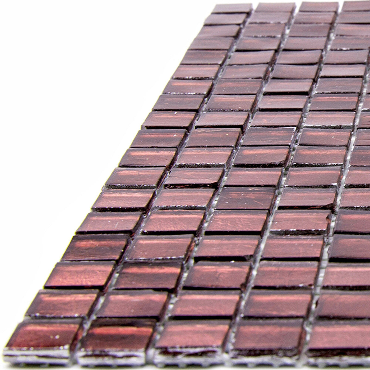 Apollo Tile Skosh Rouge Pink 11-1/2-in x 11-1/2-in Glossy Glass Uniform Squares Floor and Wall Tile (18.69-sq. ft/ Carton)