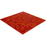 Apollo Tile Skosh Rose Red 11-1/2-in x 11-1/2-in Glossy Glass Uniform Squares Floor and Wall Tile (18.69-sq. ft/ Carton)