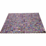 Apollo Tile Skosh Wine Red 11-1/2-in x 11-1/2-in Glossy Glass Uniform Squares Floor and Wall Tile (18.69-sq. ft/ Carton)