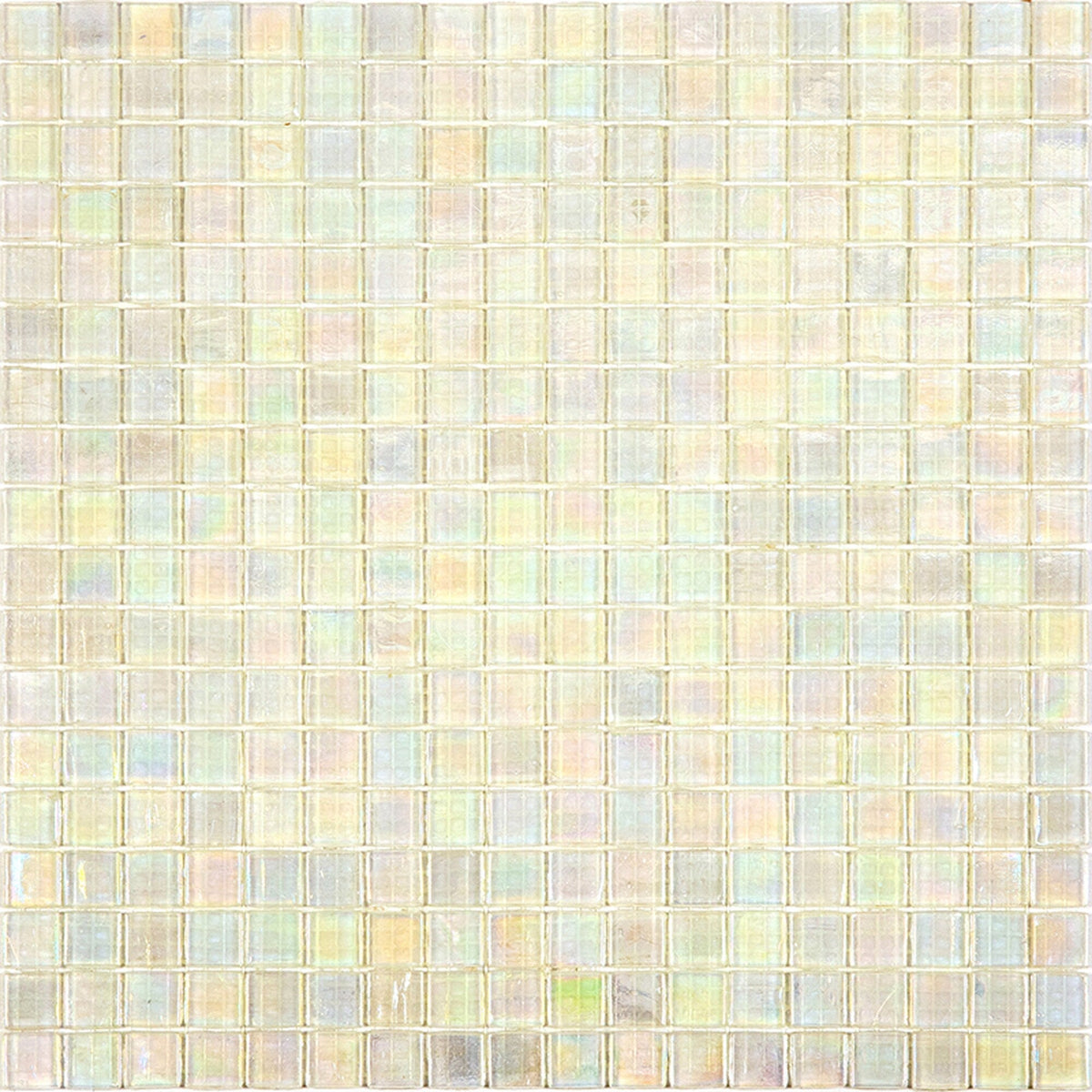 Apollo Tile Skosh Rainbow White 11-1/2-in x 11-1/2-in Glossy Glass Uniform Squares Floor and Wall Tile (18.69-sq. ft/ Carton)