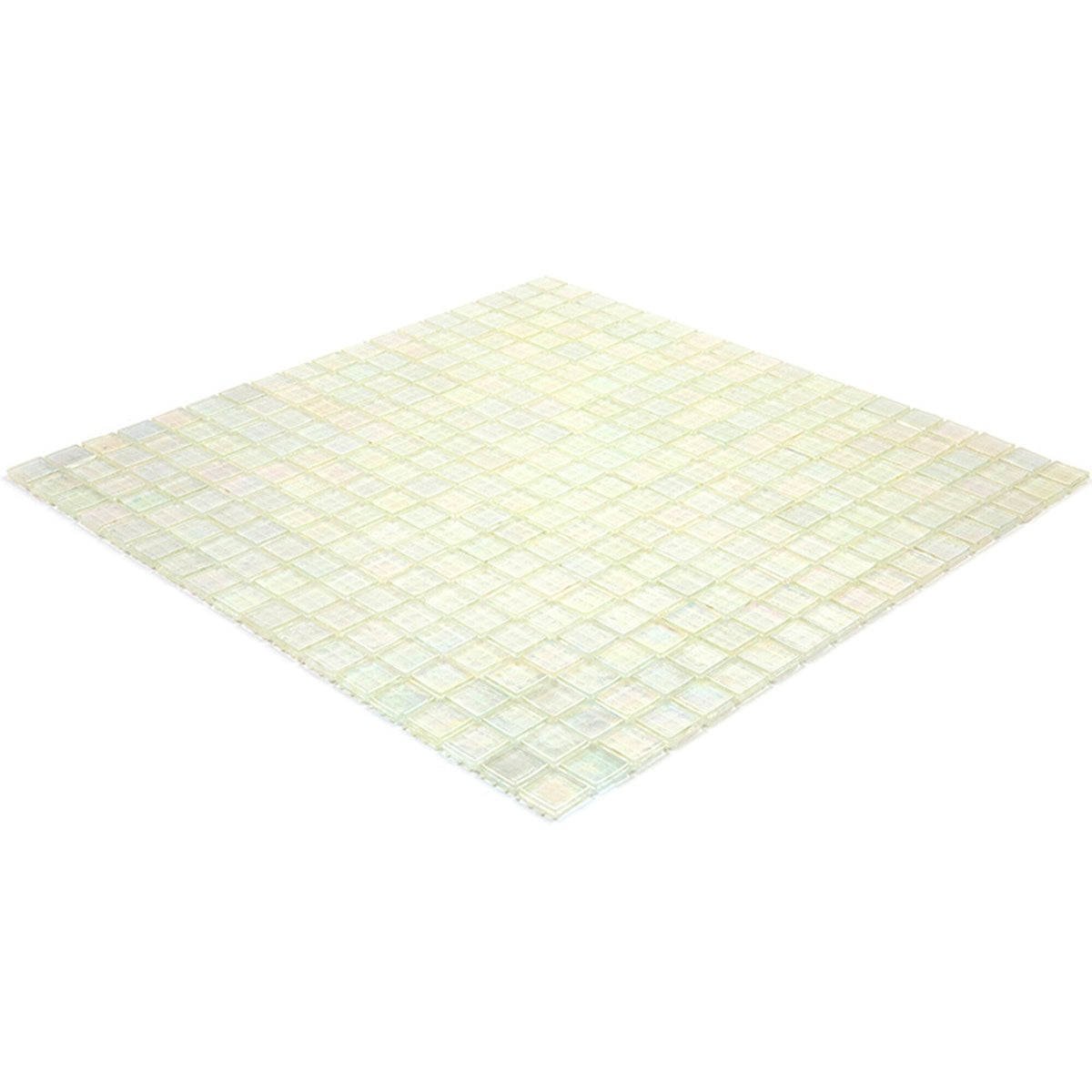 Apollo Tile Skosh Rainbow White 11-1/2-in x 11-1/2-in Glossy Glass Uniform Squares Floor and Wall Tile (18.69-sq. ft/ Carton)