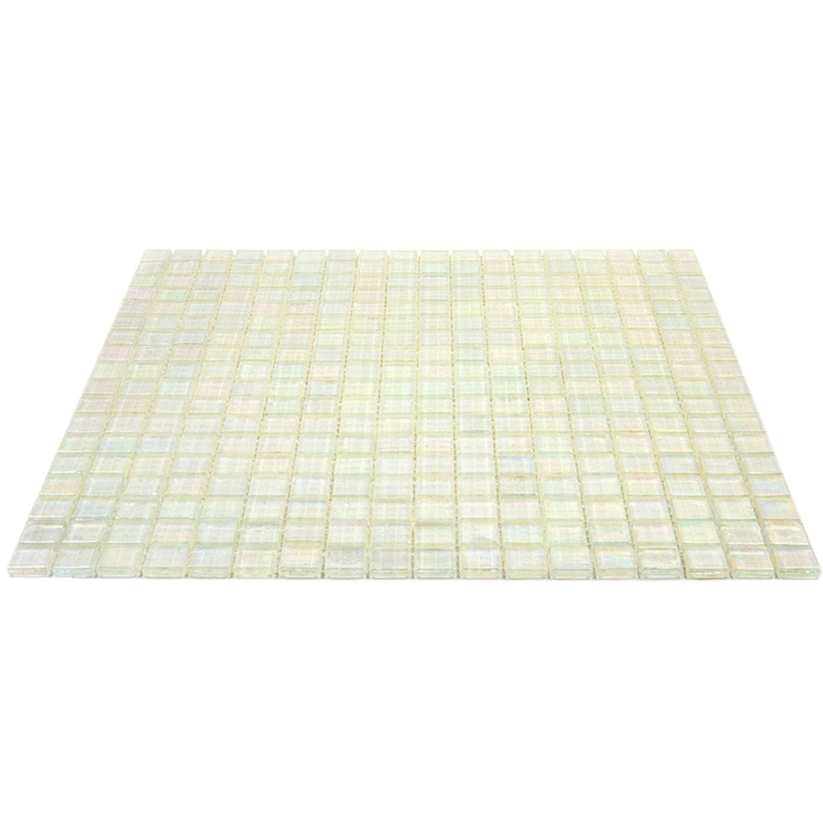 Apollo Tile Skosh Rainbow White 11-1/2-in x 11-1/2-in Glossy Glass Uniform Squares Floor and Wall Tile (18.69-sq. ft/ Carton)