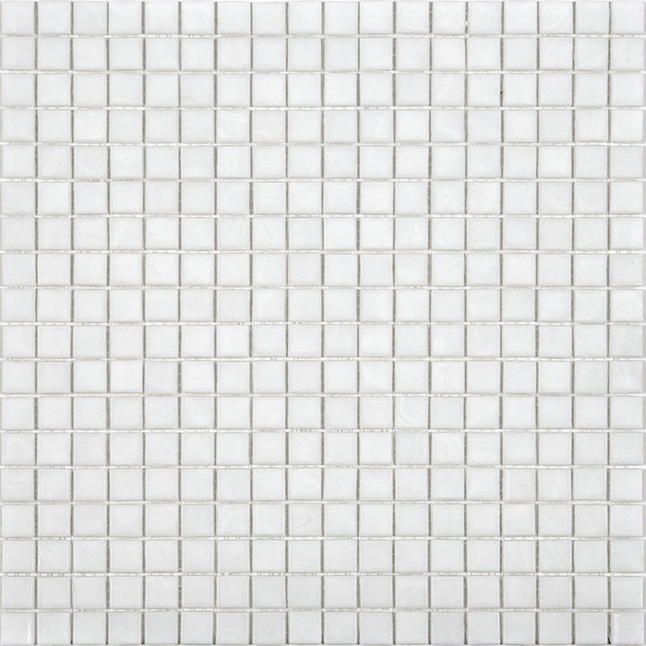 Apollo Tile Skosh Pearl White 11-1/2-in x 11-1/2-in Glossy Glass Uniform Squares Floor and Wall Tile (18.69-sq. ft/ Carton)