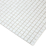 Apollo Tile Skosh Pearl White 11-1/2-in x 11-1/2-in Glossy Glass Uniform Squares Floor and Wall Tile (18.69-sq. ft/ Carton)