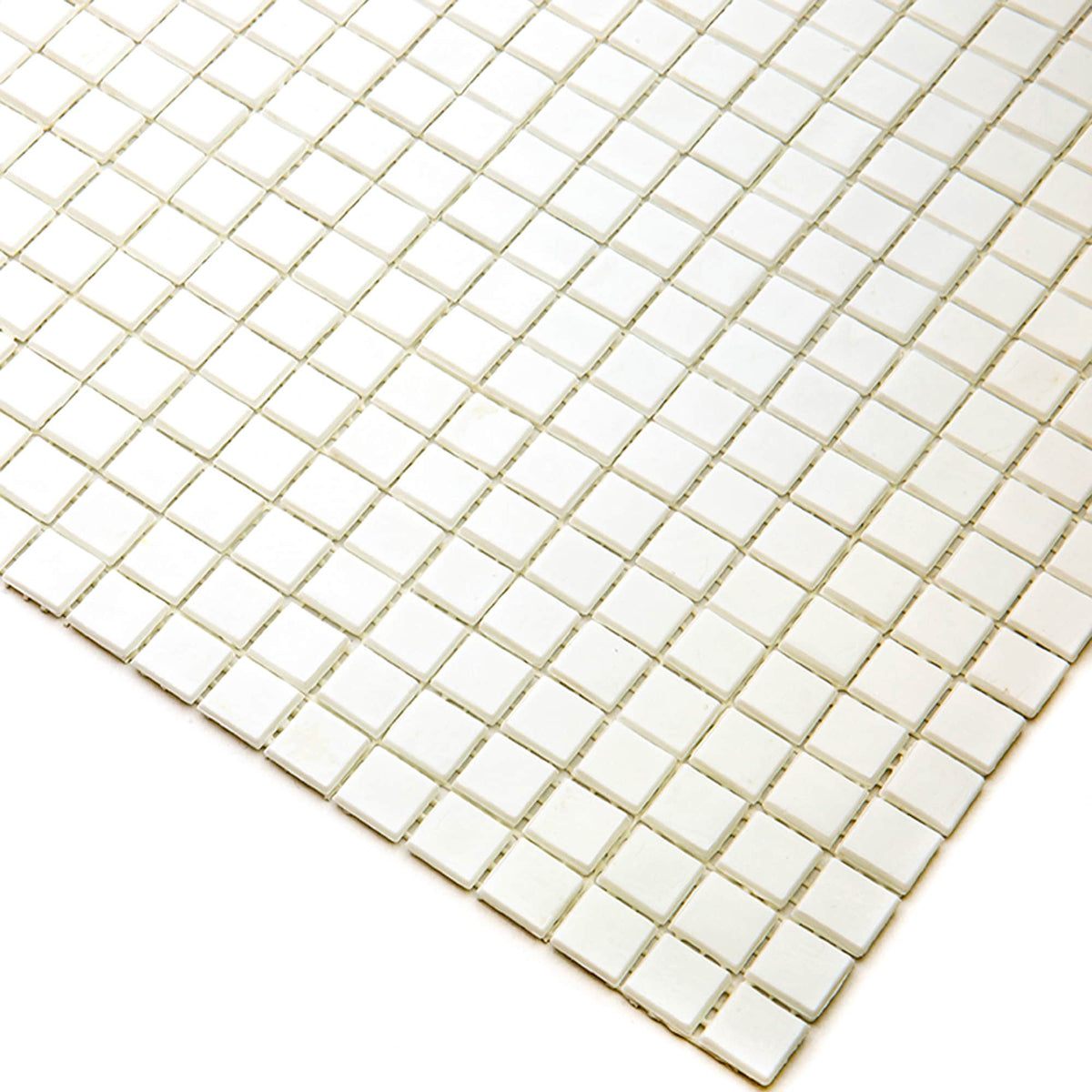 Apollo Tile Skosh Baby Powder White 11-1/2-in x 11-1/2-in Glossy Glass Uniform Squares Floor and Wall Tile (18.69-sq. ft/ Carton)