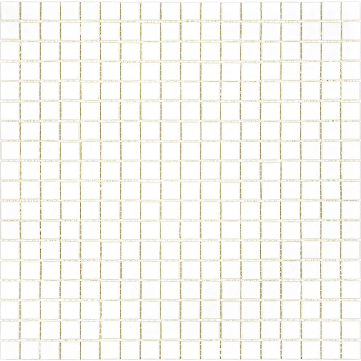 Apollo Tile Skosh Baby Powder White 11-1/2-in x 11-1/2-in Glossy Glass Uniform Squares Floor and Wall Tile (18.69-sq. ft/ Carton)