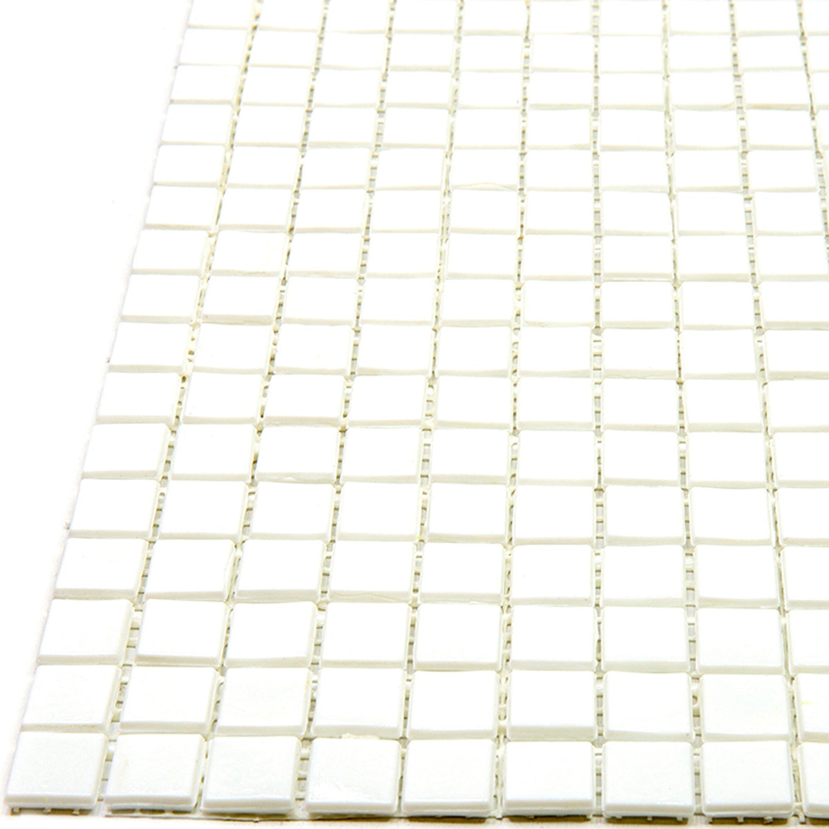 Apollo Tile Skosh Baby Powder White 11-1/2-in x 11-1/2-in Glossy Glass Uniform Squares Floor and Wall Tile (18.69-sq. ft/ Carton)