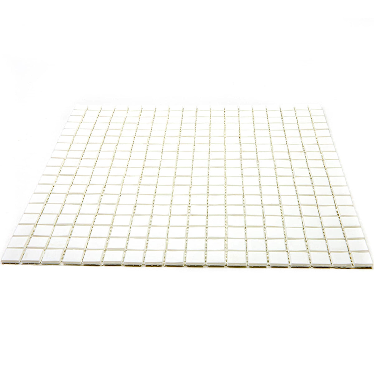 Apollo Tile Skosh Baby Powder White 11-1/2-in x 11-1/2-in Glossy Glass Uniform Squares Floor and Wall Tile (18.69-sq. ft/ Carton)
