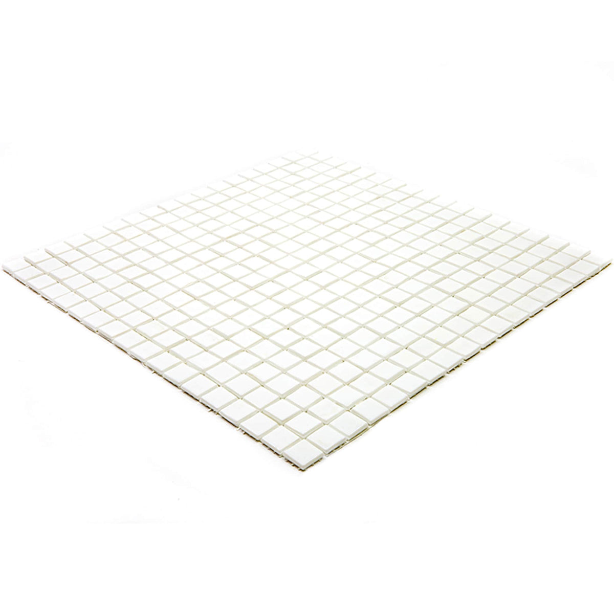 Apollo Tile Skosh Baby Powder White 11-1/2-in x 11-1/2-in Glossy Glass Uniform Squares Floor and Wall Tile (18.69-sq. ft/ Carton)