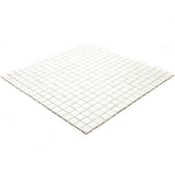 Apollo Tile Skosh Baby Powder White 11-1/2-in x 11-1/2-in Glossy Glass Uniform Squares Floor and Wall Tile (18.69-sq. ft/ Carton)
