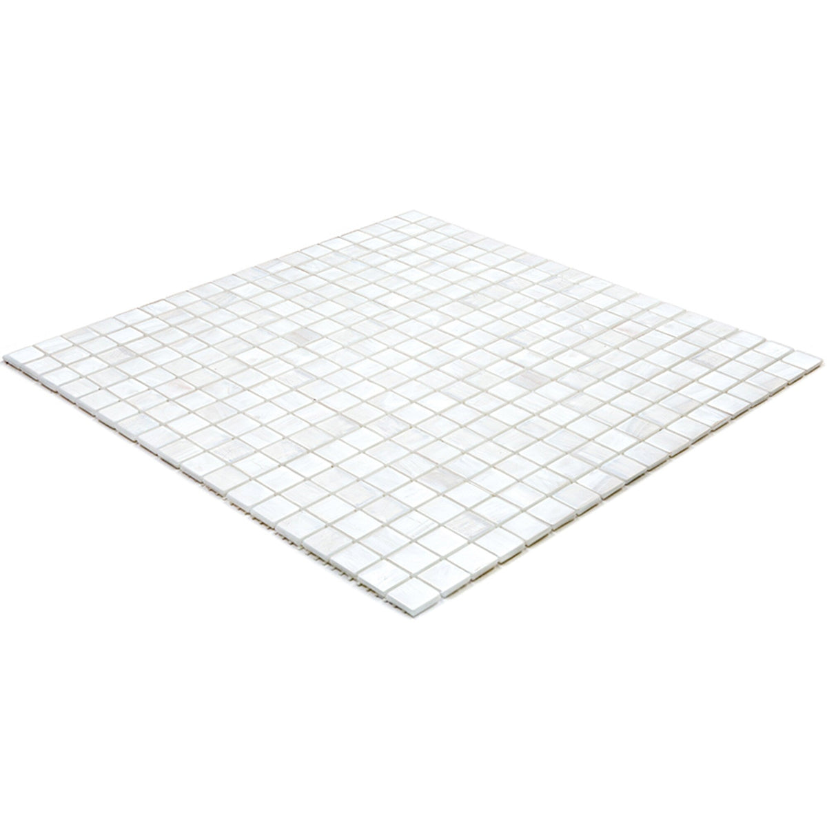 Apollo Tile Skosh White Dove 11-1/2-in x 11-1/2-in Glossy Glass Uniform Squares Floor and Wall Tile (18.69-sq. ft/ Carton)