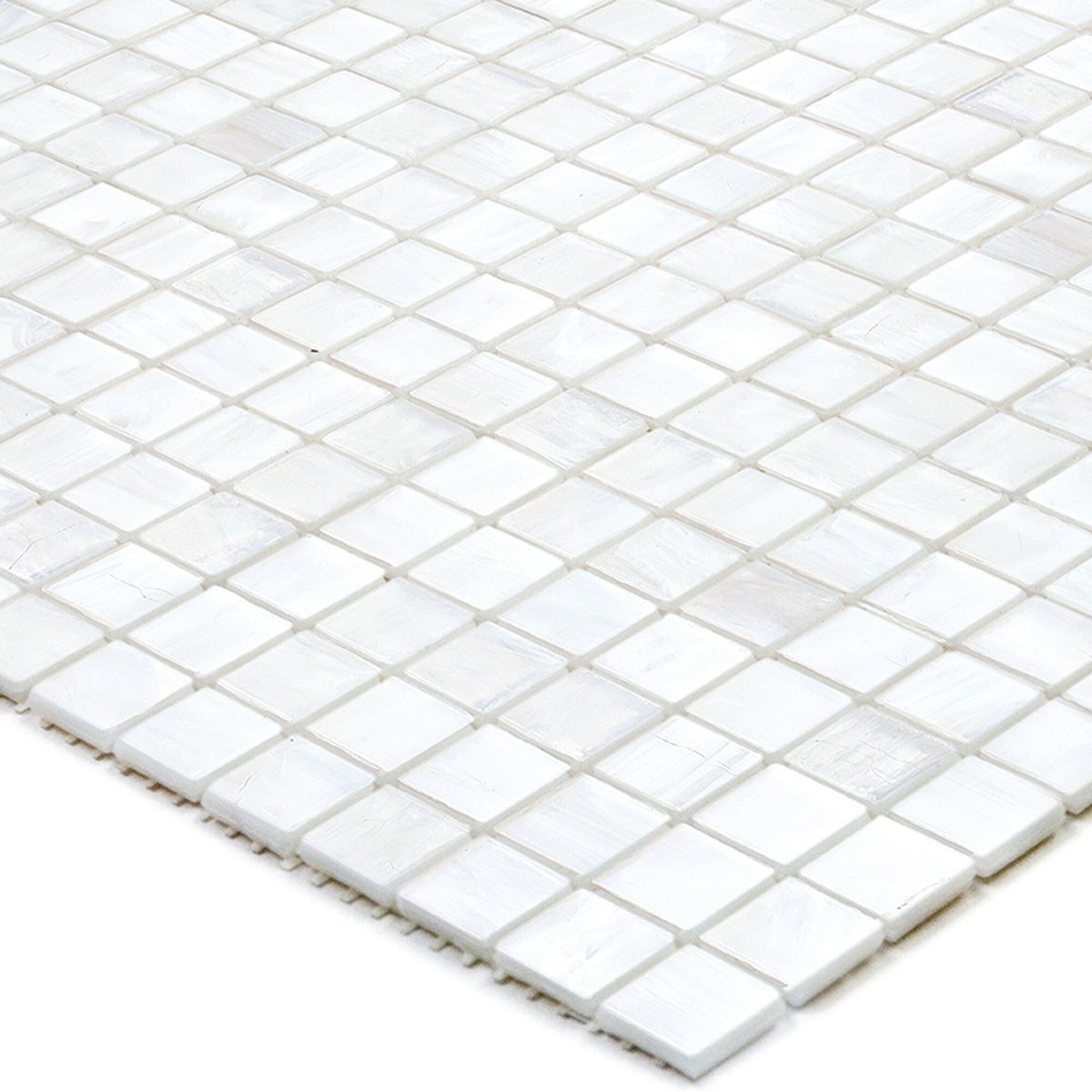 Apollo Tile Skosh White Dove 11-1/2-in x 11-1/2-in Glossy Glass Uniform Squares Floor and Wall Tile (18.69-sq. ft/ Carton)