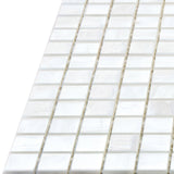 Apollo Tile Skosh White Dove 11-1/2-in x 11-1/2-in Glossy Glass Uniform Squares Floor and Wall Tile (18.69-sq. ft/ Carton)