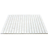 Apollo Tile Skosh White Dove 11-1/2-in x 11-1/2-in Glossy Glass Uniform Squares Floor and Wall Tile (18.69-sq. ft/ Carton)