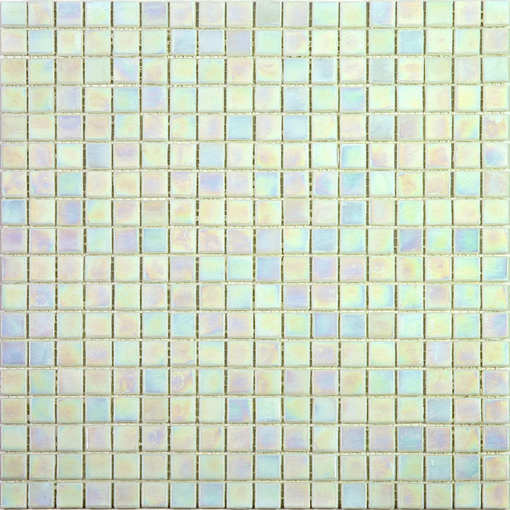 Apollo Tile Skosh Light Bone White 11-1/2-in x 11-1/2-in Glossy Glass Uniform Squares Floor and Wall Tile (18.69-sq. ft/ Carton)