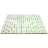 Apollo Tile Skosh Light Bone White 11-1/2-in x 11-1/2-in Glossy Glass Uniform Squares Floor and Wall Tile (18.69-sq. ft/ Carton)