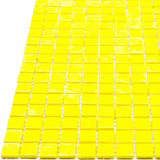 Apollo Tile Skosh Yellow 11-1/2-in x 11-1/2-in Glossy Glass Uniform Squares Floor and Wall Tile (18.69-sq. ft/ Carton)