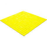 Apollo Tile Skosh Yellow 11-1/2-in x 11-1/2-in Glossy Glass Uniform Squares Floor and Wall Tile (18.69-sq. ft/ Carton)