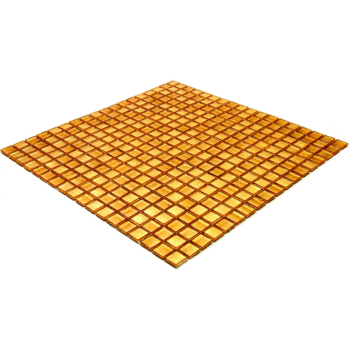 Apollo Tile Skosh Gold Yellow 11-1/2-in x 11-1/2-in Glossy Glass Uniform Squares Floor and Wall Tile (18.69-sq. ft/ Carton)