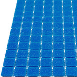Apollo Tile Dune Azure Blue 12-in x 12-in Glossy Glass Uniform Squares Floor and Wall Tile (20-sq. ft/ Carton)