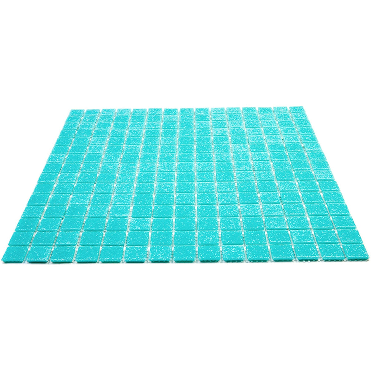 Apollo Tile Dune Neon Aqua Green 12-in x 12-in Glossy Glass Uniform Squares Floor and Wall Tile (20-sq. ft/ Carton)