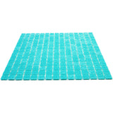 Apollo Tile Dune Neon Aqua Green 12-in x 12-in Glossy Glass Uniform Squares Floor and Wall Tile (20-sq. ft/ Carton)