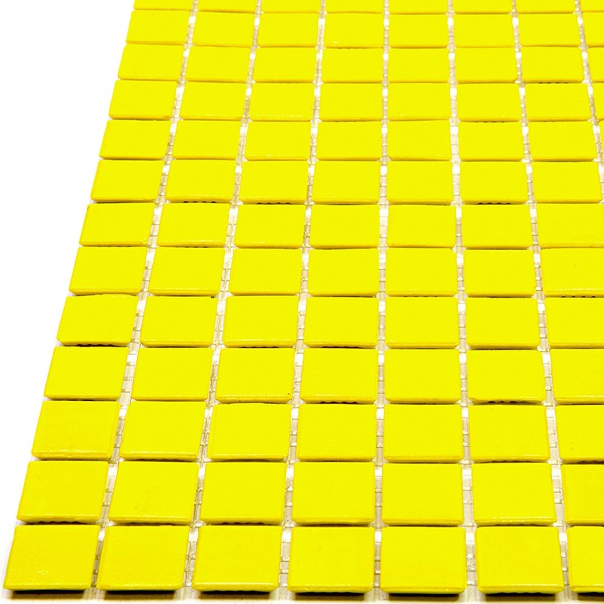 Apollo Tile Dune Yellow 12-in x 12-in Glossy Glass Uniform Squares Floor and Wall Tile (20-sq. ft/ Carton)