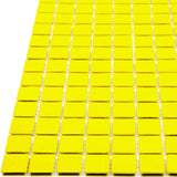 Apollo Tile Dune Yellow 12-in x 12-in Glossy Glass Uniform Squares Floor and Wall Tile (20-sq. ft/ Carton)