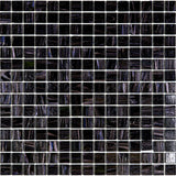 Apollo Tile Celestial Oil Black 12-in x 12-in Glossy Glass Uniform Squares Floor and Wall Tile (20-sq. ft/ Carton)