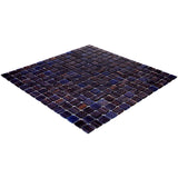 Apollo Tile Celestial Deep Indigo Blue 12-in x 12-in Glossy Glass Uniform Squares Floor and Wall Tile (20-sq. ft/ Carton)