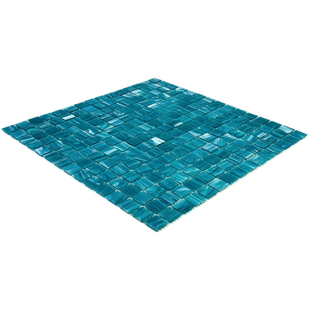 Apollo Tile Celestial Pacific Blue 12-in x 12-in Glossy Glass Uniform Squares Floor and Wall Tile (20-sq. ft/ Carton)