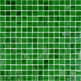 Apollo Tile Celestial Kelly Green 12-in x 12-in Glossy Glass Uniform Squares Floor and Wall Tile (20-sq. ft/ Carton)