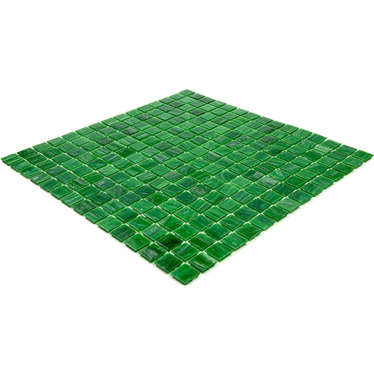 Apollo Tile Celestial Kelly Green 12-in x 12-in Glossy Glass Uniform Squares Floor and Wall Tile (20-sq. ft/ Carton)