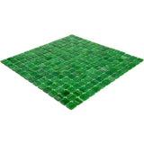 Apollo Tile Celestial Kelly Green 12-in x 12-in Glossy Glass Uniform Squares Floor and Wall Tile (20-sq. ft/ Carton)